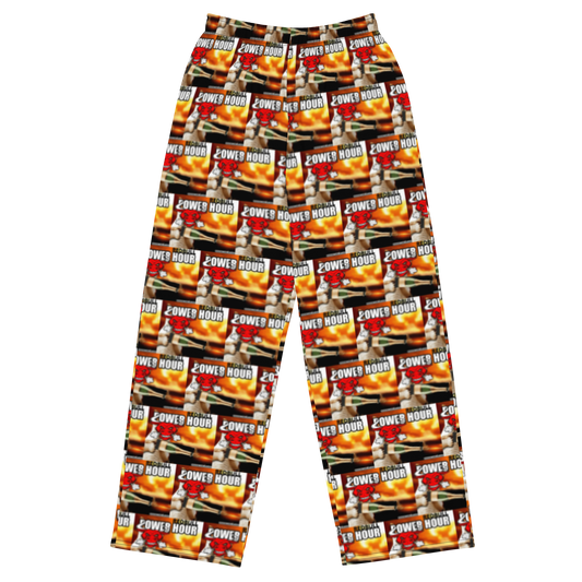 Power Hour wide-leg lounge/pajama pants