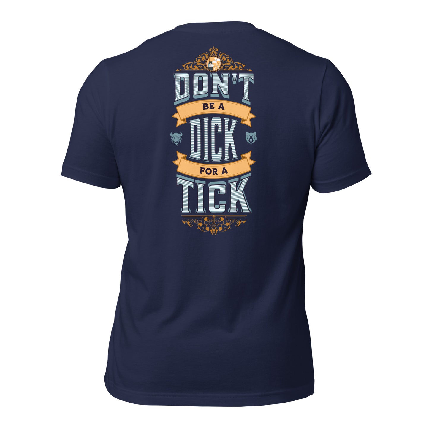 CRT t-shirt: Don't be a dick for a tick